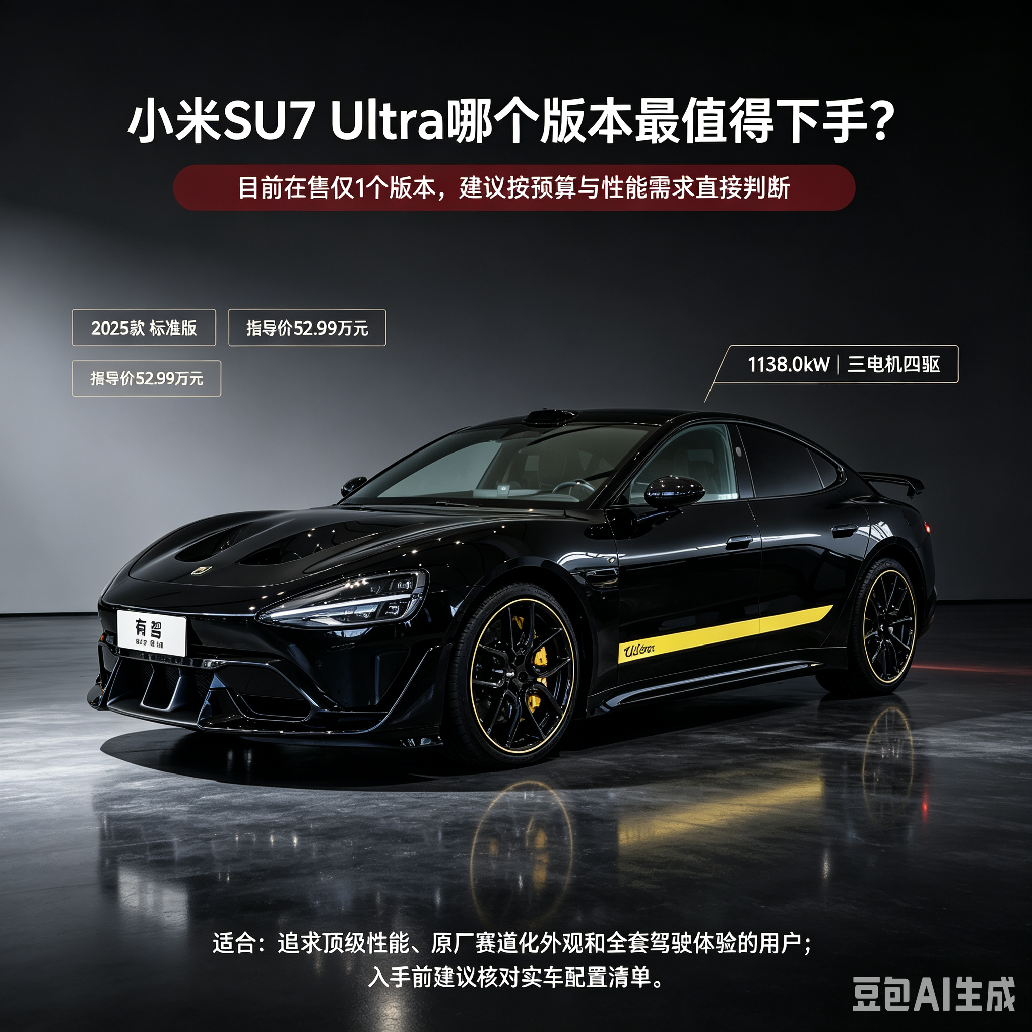 小米SU7 Ultra版本简析