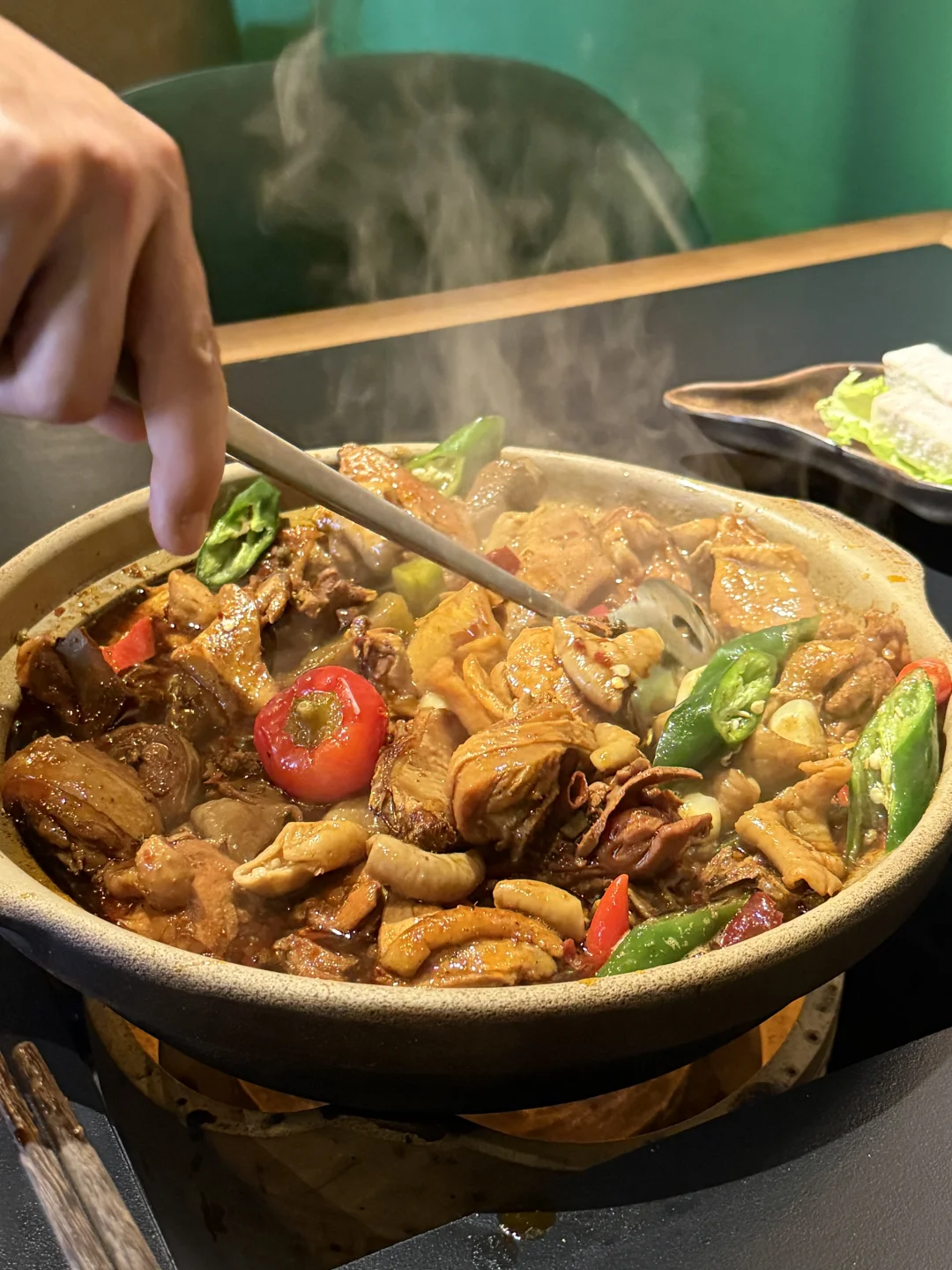 吃热乎乎的锅子