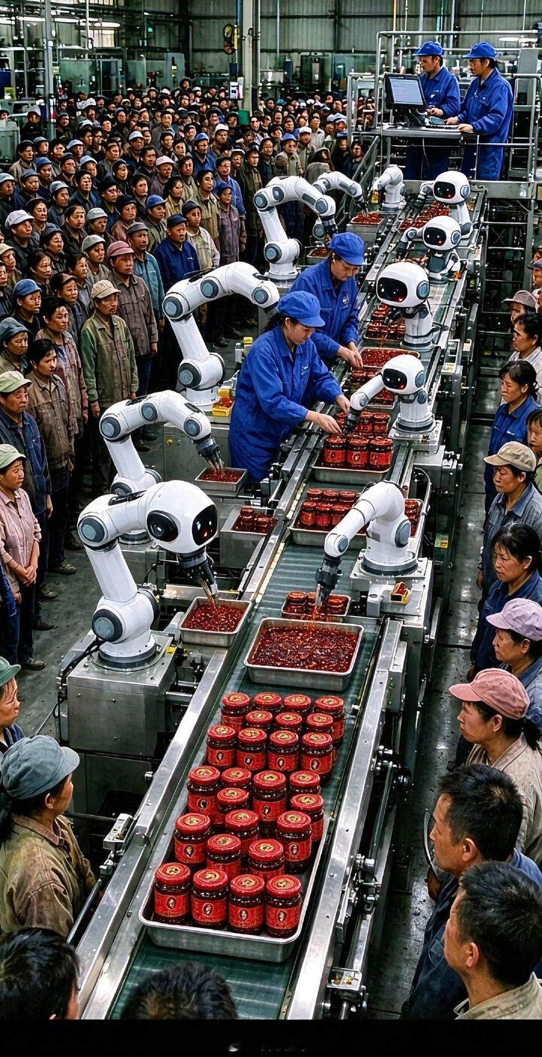 网传老干妈靠AI把600名工人裁到只剩48人，官方辟谣为假消息。工厂引入AI质检，但没有大规模裁员。造谣门槛实在太低，遇事记得先求证，AI只是辅助生产，很多自媒体喜欢夸大编造故事，热点消息切记多看官方通报！#老干妈辟谣AI裁员传闻##老干妈线上日销售额近腰斩# #科技杰克[超话]# ​