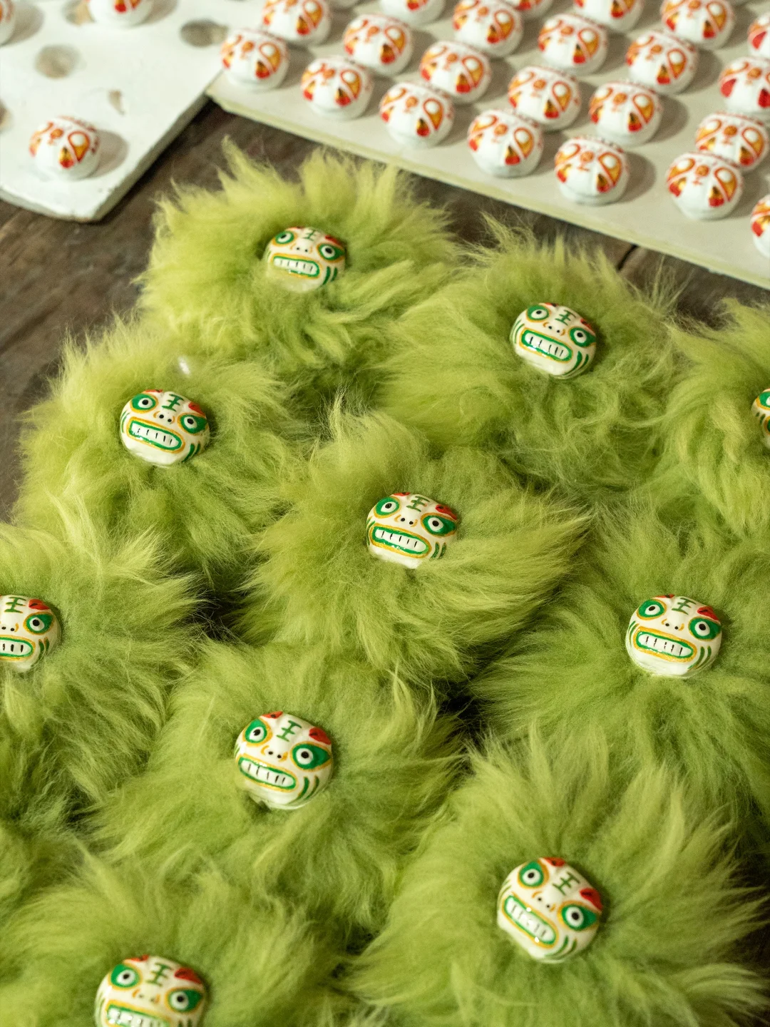 真羊毛比不过聚酯纤维的毛绒玩具吗...