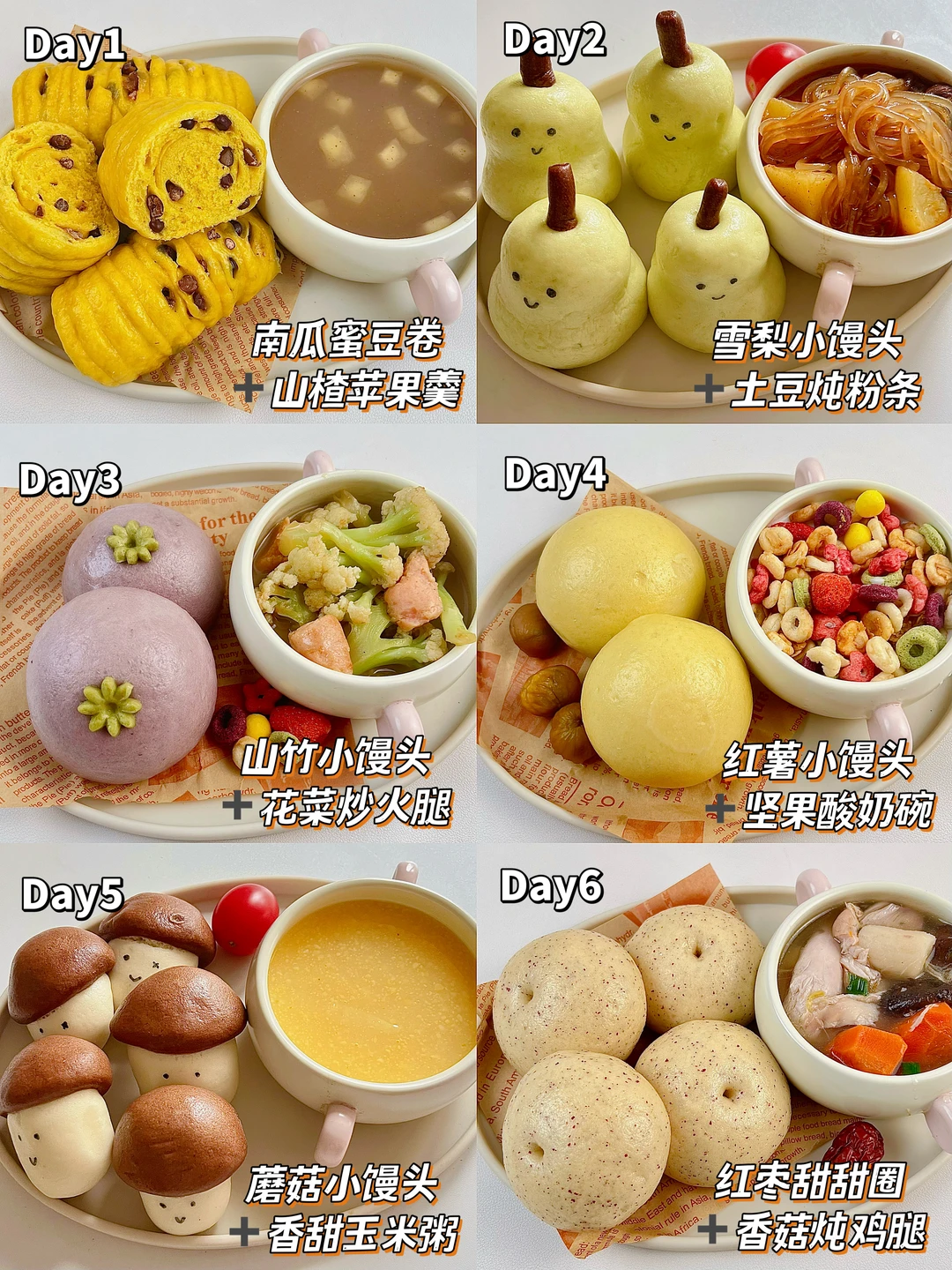 宝宝一周发酵面食早餐搭配‼️挑食宝宝也喜欢