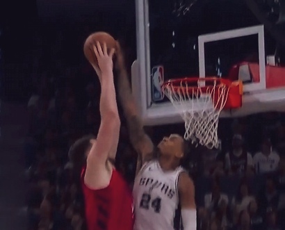 克林根我还能说你什么啊！软的跟棒棒一样，在今天开拓者对阵马刺的首轮G5...