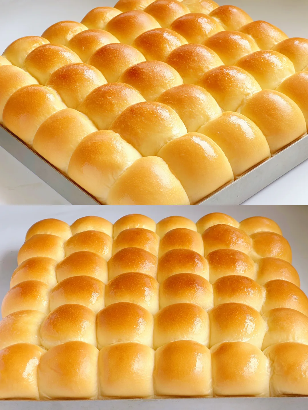 松软香甜！复刻黄油小餐包！团面过程真治愈～