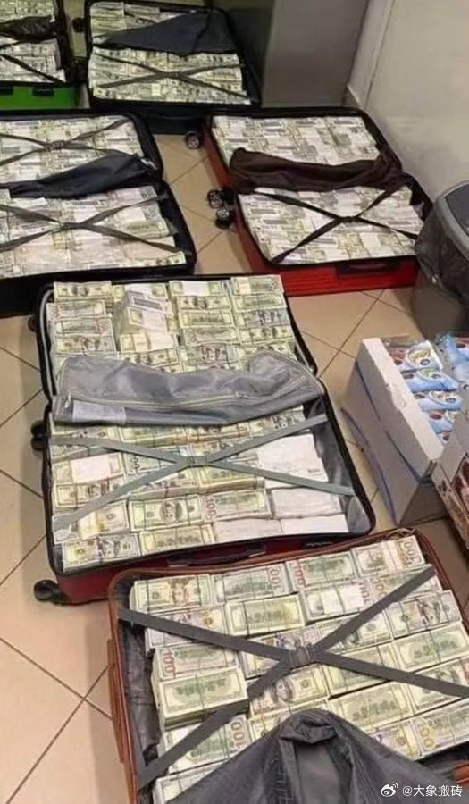 如果一位普通乌克兰议员的妻子在边境被捕，行李箱里装着来自她丈夫贿赂的2800万美元和150万欧元，那么想象一下泽连斯基能贪污多少。 ​