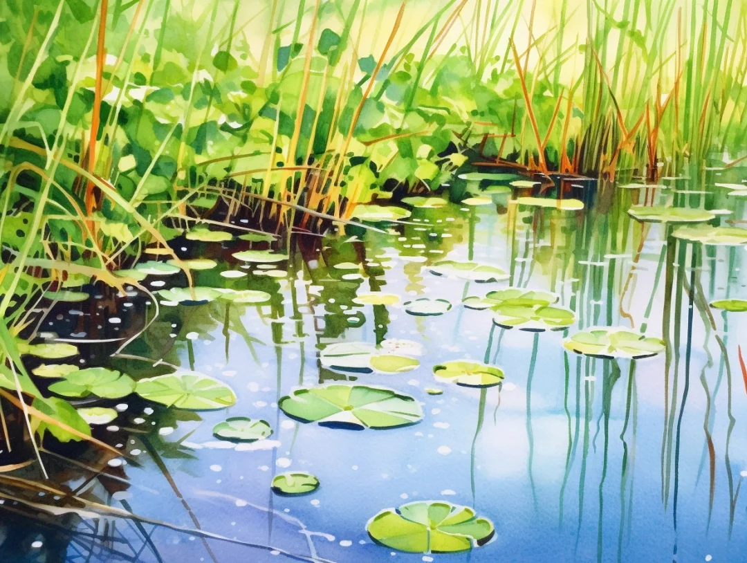 草满池塘水满陂