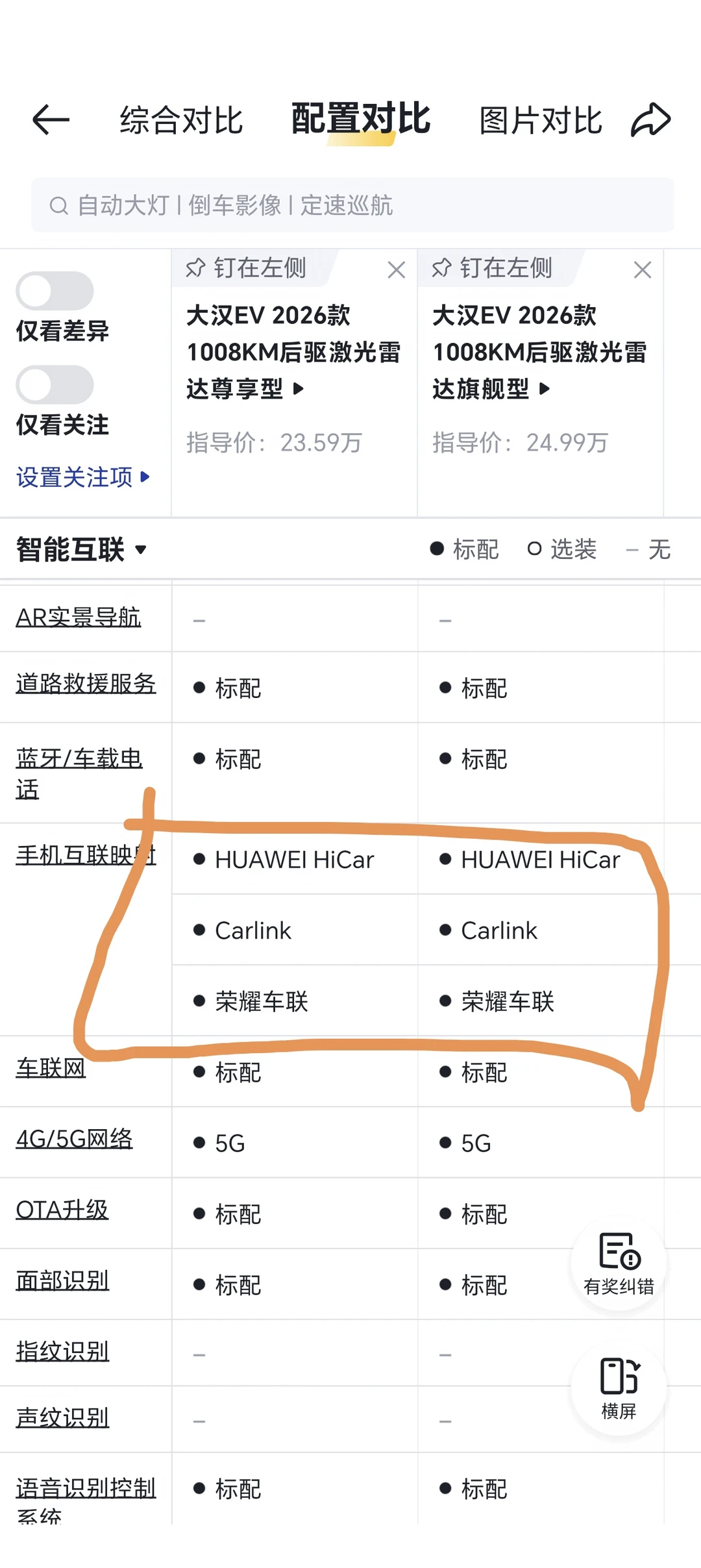 刚看到昨天发布的比亚迪大汉，不但支持Carlink和华为HiCar，这一次竟然还