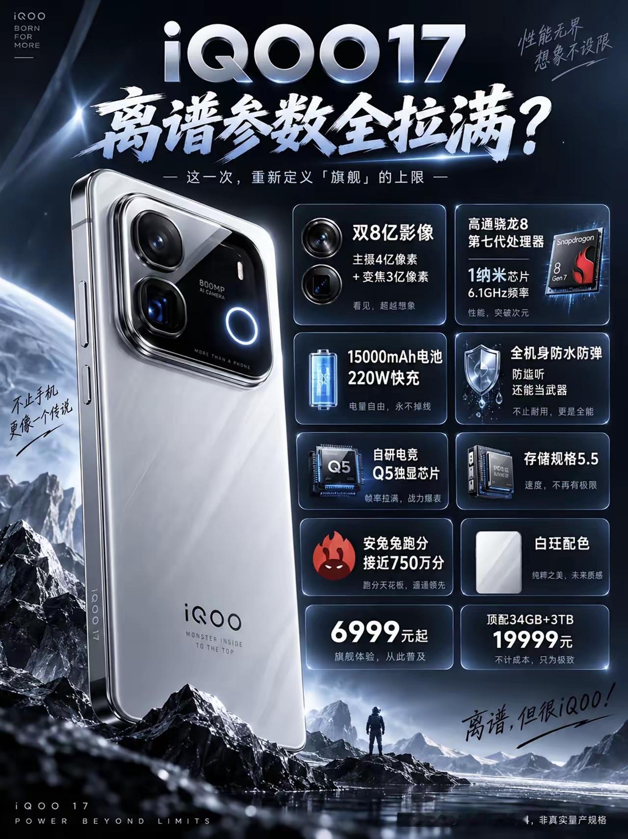 如果我没记错，16都还没出来吧？现在17就出来了。iQOO 现在手机更新迭代这么离谱吗？现在这些媒体吹得没有一点底线了吗？我觉得 iQOO 最经典、也是最后的一代，应该是 iQOO12Pro。那一代不管是参数还是体验，各方面都是到了极致的。就是电池差了一点，换个第三方的大电池，应该还能再战3年。
