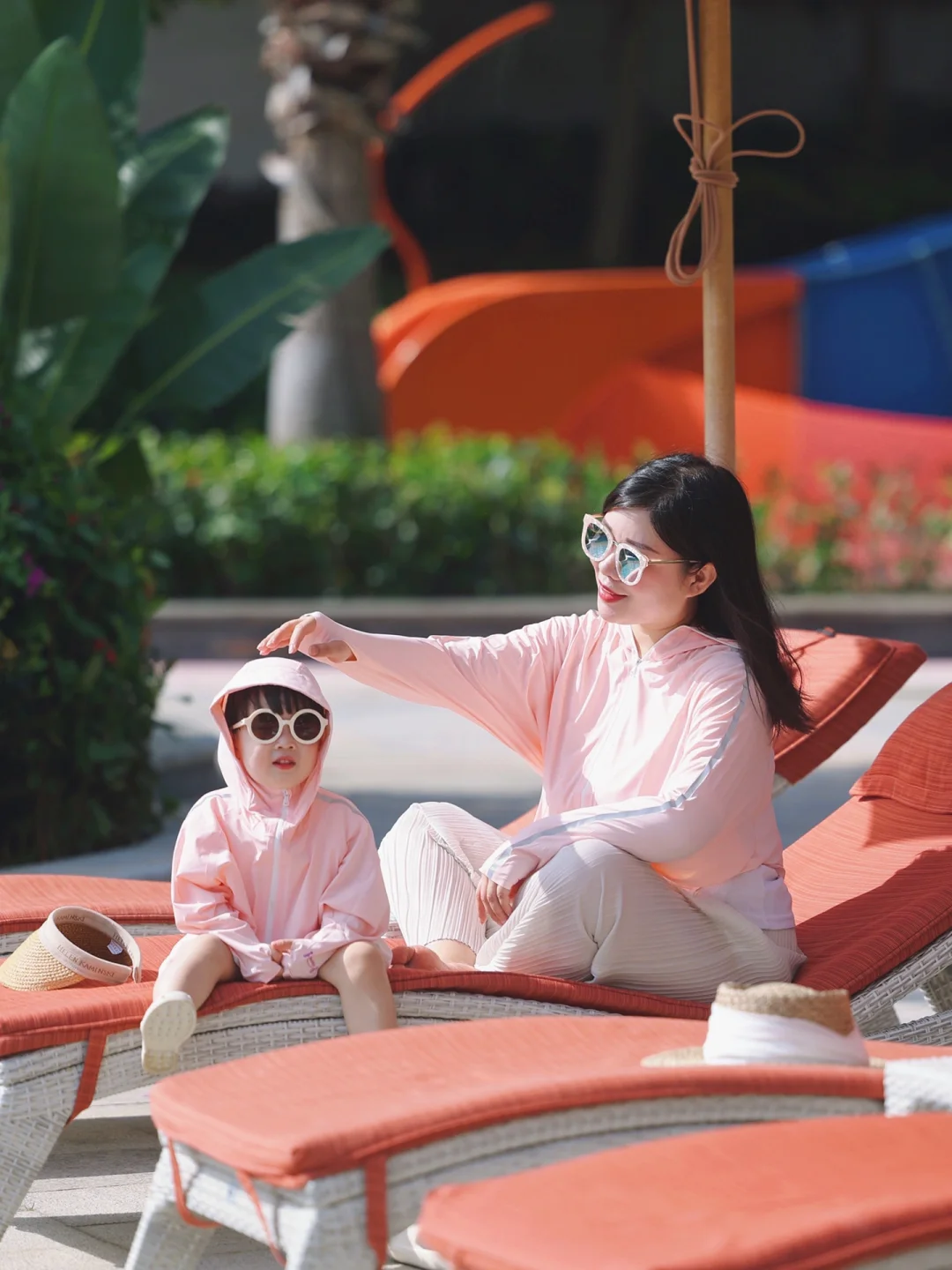 三亚旅游亲子穿搭|拒绝晒黑，将白进行到底！