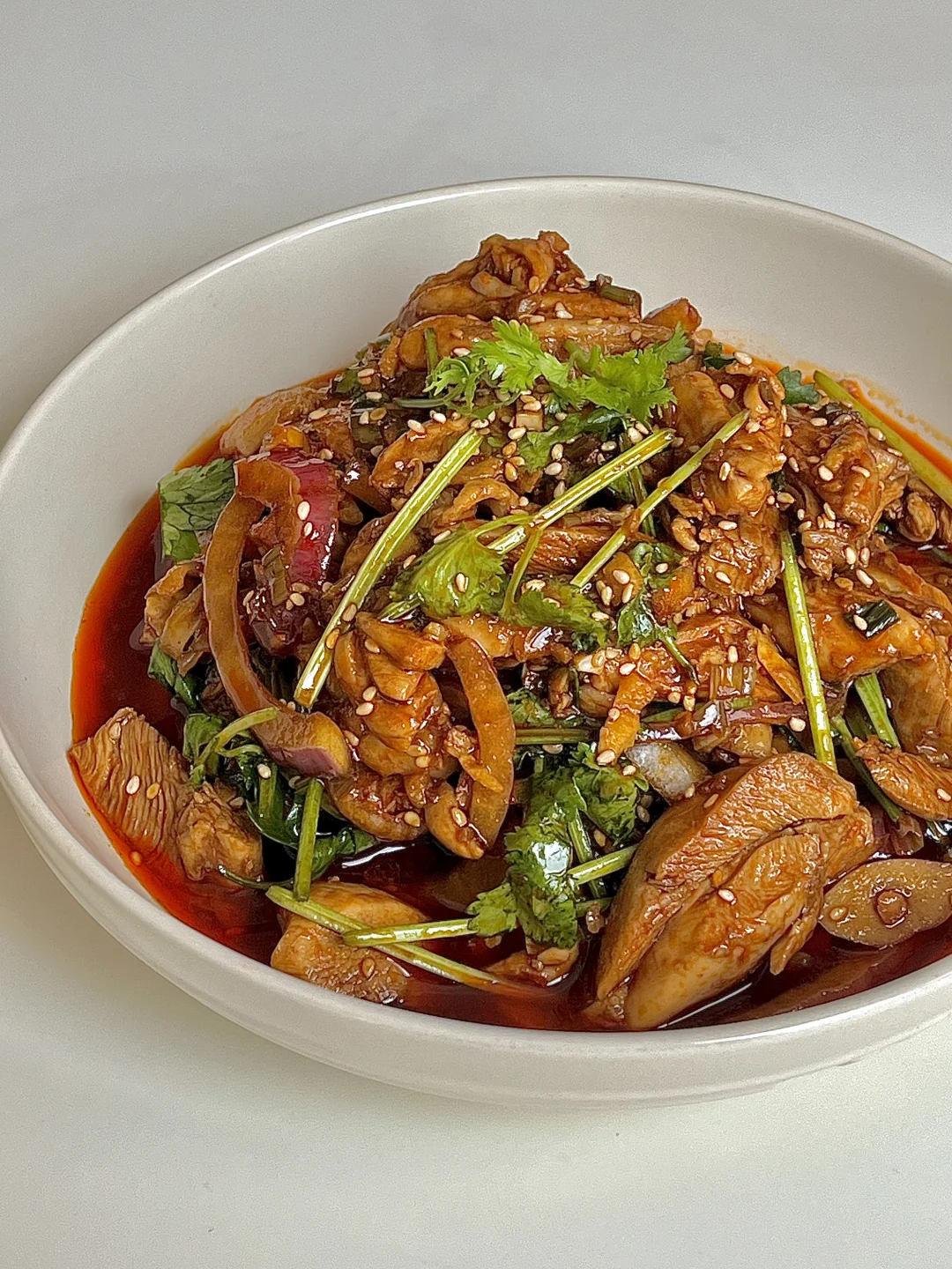 🍃夏日爽口凉拌麻辣手撕鸡