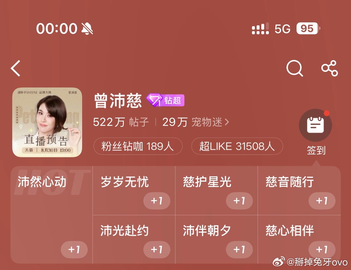 #曾沛慈[超话]# 8.27超like结算：31508🎊🎊🎊
我们刷新自己的历史纪录了！！
还成功回到了KO.3！！！棒棒棒棒！！
好燃呀辛苦了大家[心] 明天会更好！ ​