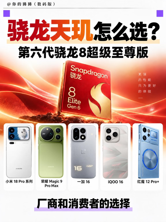 骁龙天玑怎么选？看完这批新机我心里有答案