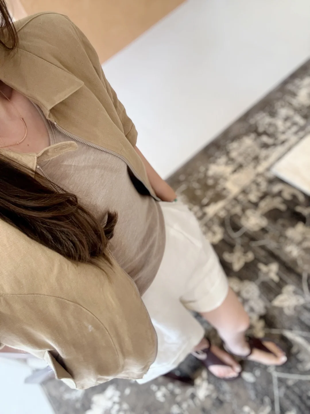 初秋色🍂亚麻穿搭！！！