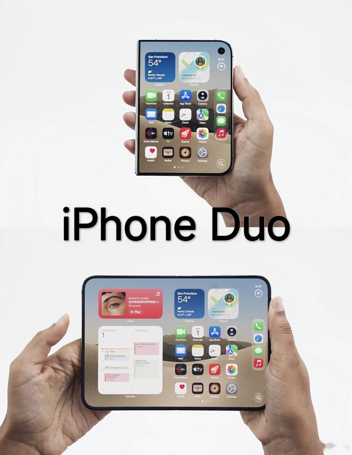 #iPhone Duo缺失两大功能#初代iPhone Duo的取舍，看得特别清楚。
舍弃Face ID改用侧边指纹，砍掉独立长焦镜头。不是不想堆配置，折叠机身内部空间实在太紧张，只能把形态放在第一位。
代价就是，习惯Pro系列远摄、离不开刷脸解锁的用户，上手大概率会不习惯。作为苹果第一台折叠，个人感觉它更像是试水 ​