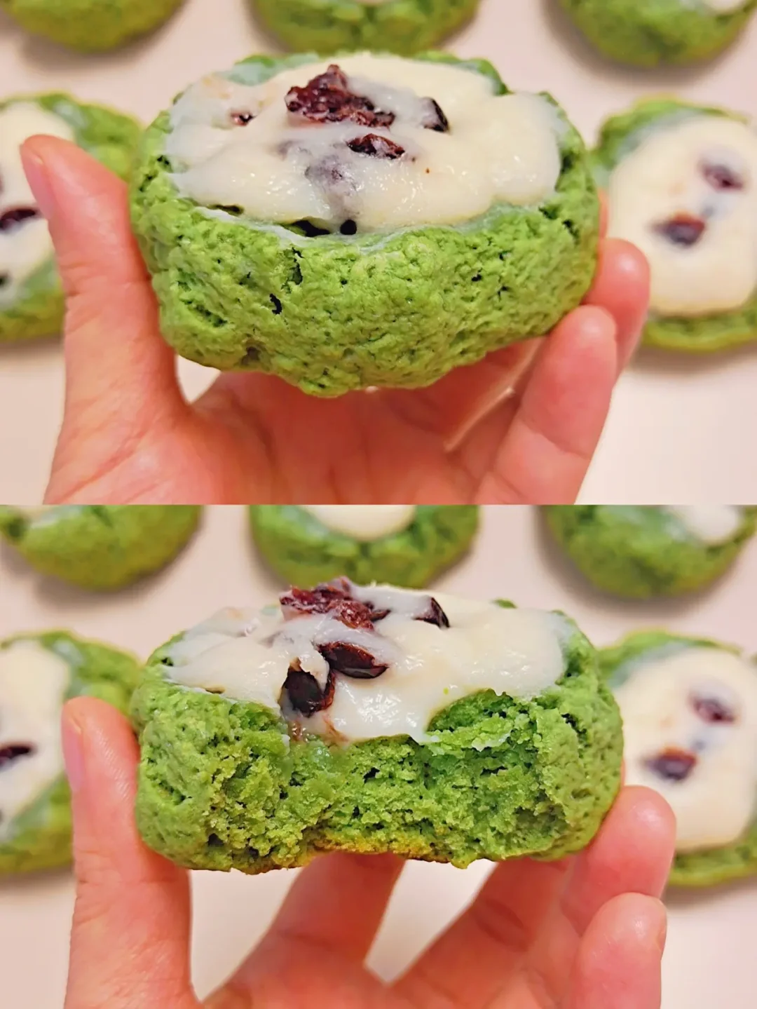 一次成功‖搅一搅就超级好吃的抹茶乳酪司康