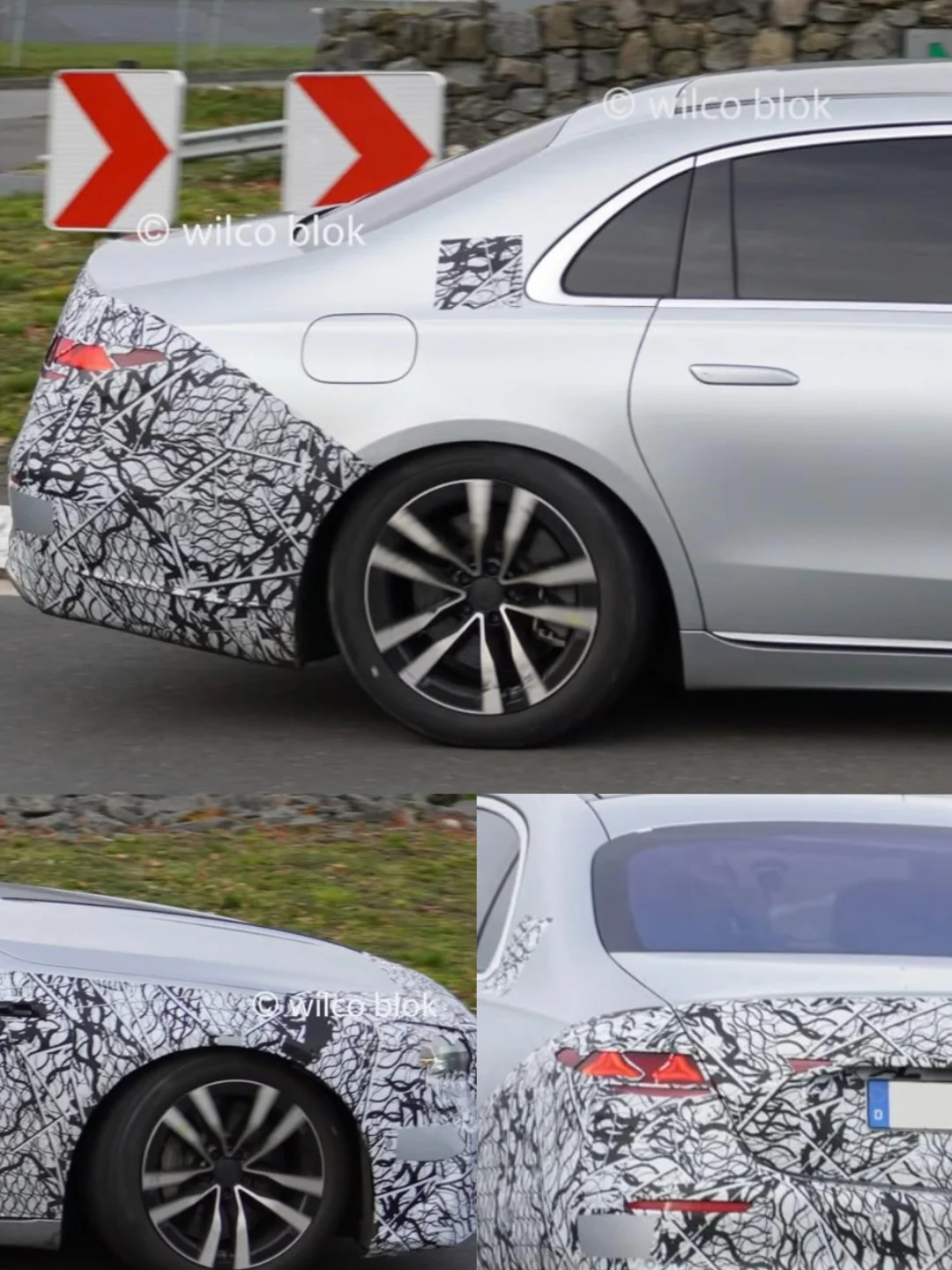 Mercedes-Maybach S-class谍照细节