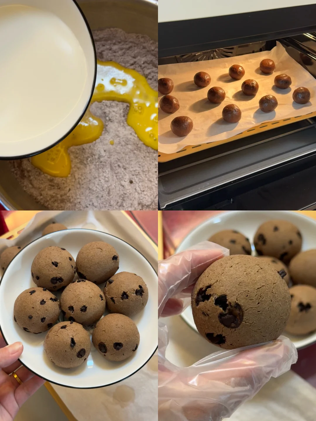 巧克力麻薯包/附详细教程🌷