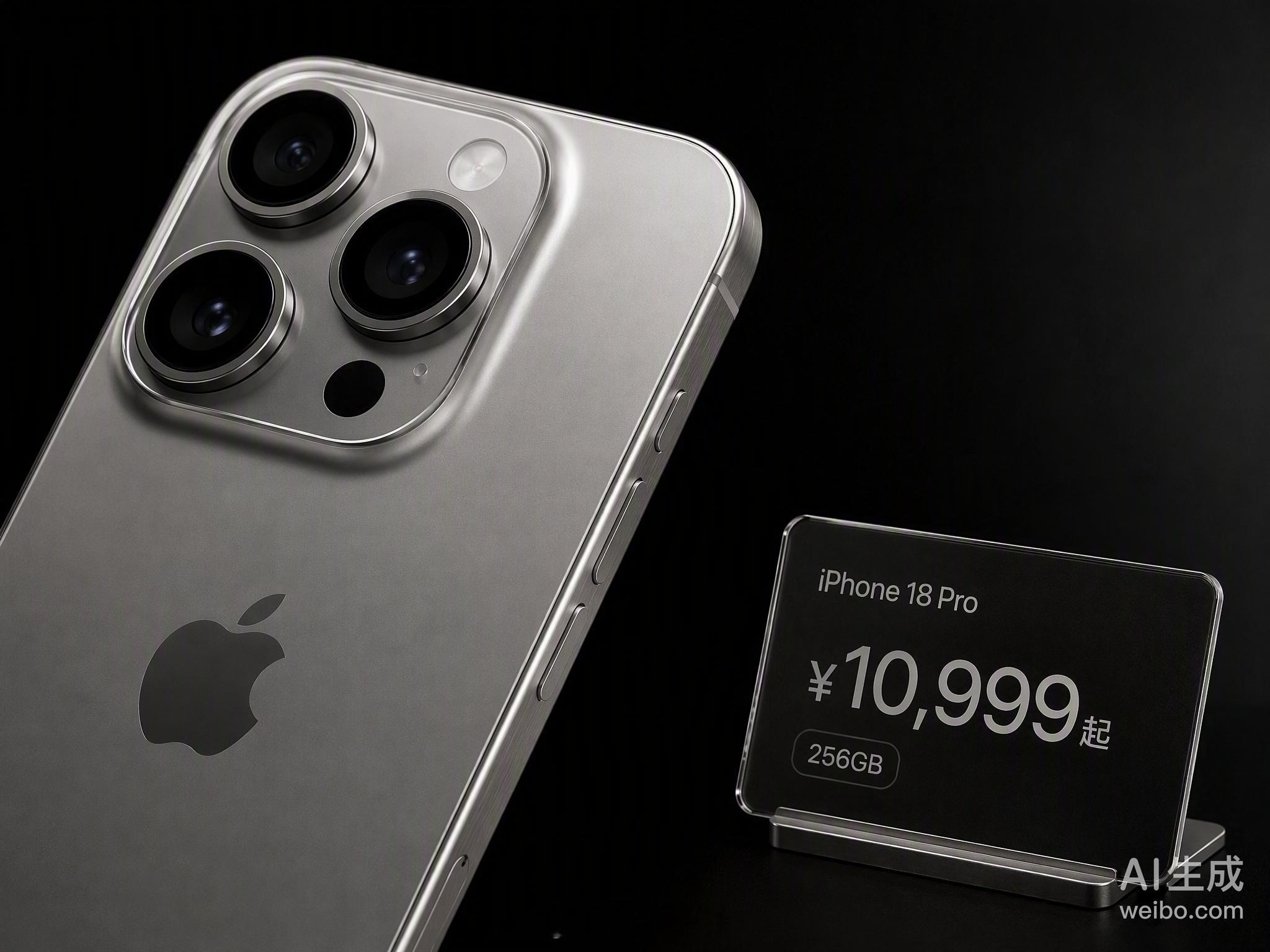 iPhone 18 Pro 起售价破万，这数字摆出来确实让人心里咯噔一下。回想几年前，五六千还能买到旗舰机，现在万元起步成了新常态。苹果这波操作，是把高端市场彻底吃透了，还是觉得消费者就该为品牌溢价买单？

从配置看，A20芯片、钛金属机身、潜望长焦，堆料确实猛。但问题是，这些升级对普通用户来说， ​