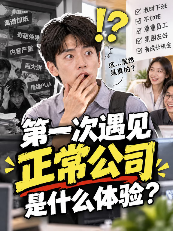 第一次遇见正常公司是什么体验？
技术支持-纳米大片流水线
#神仙公司 #求职  #纳米大片流水线 #