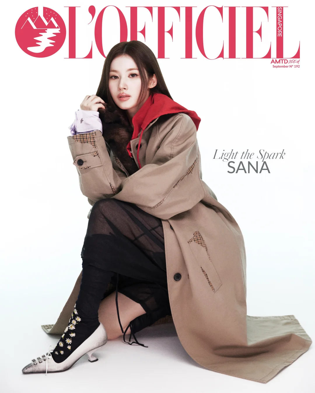 Sana x Prada L’OFFICIEL 新马 9月刊封面