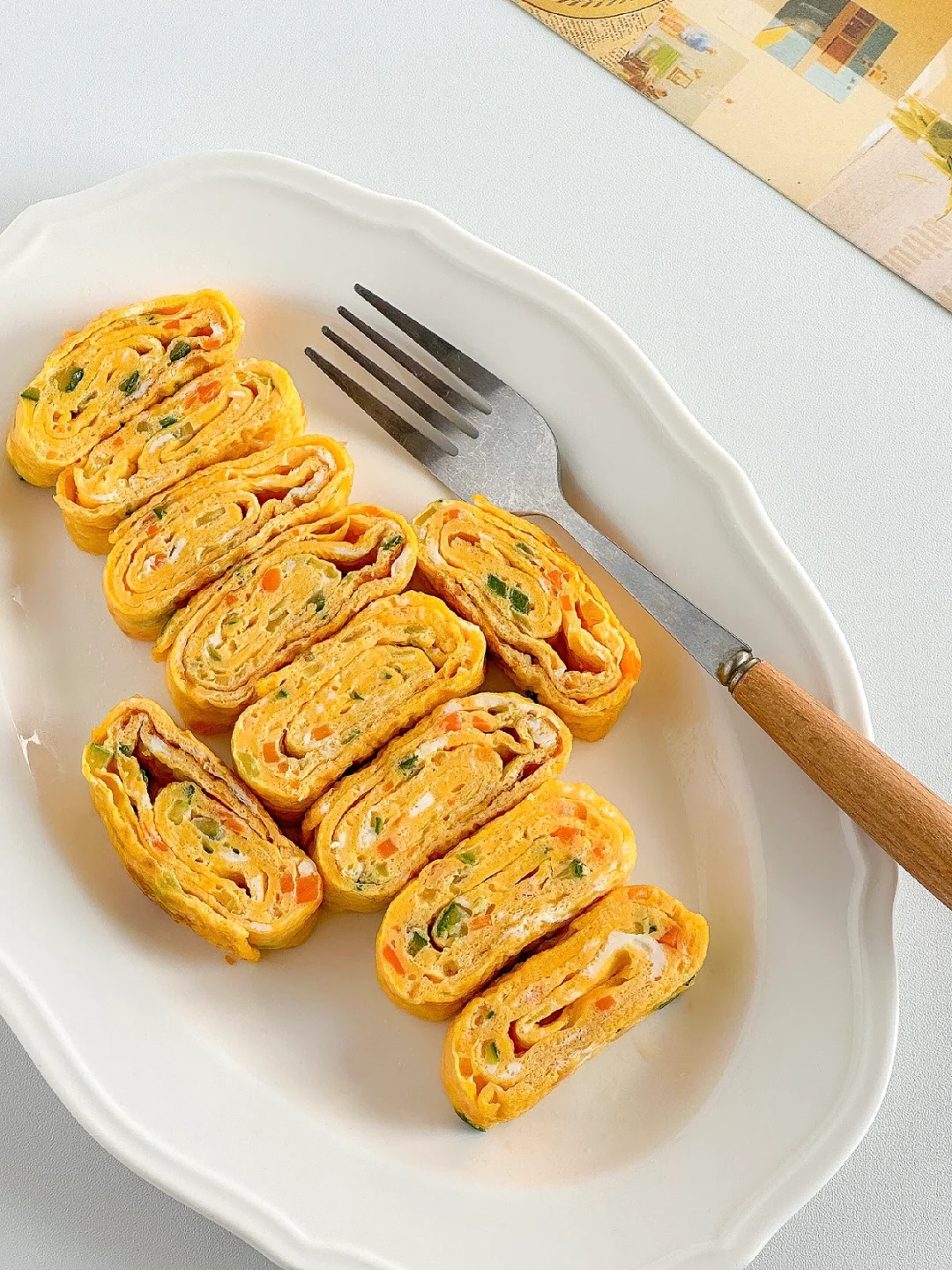 减脂胡萝卜鸡蛋卷‼️真的巨巨巨好吃~