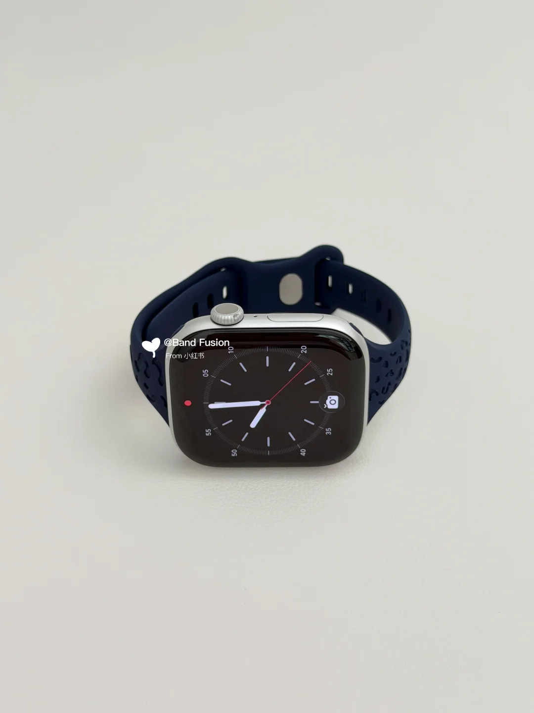 午夜蓝豹纹细款｜蝴蝶扣iwatch新品表带