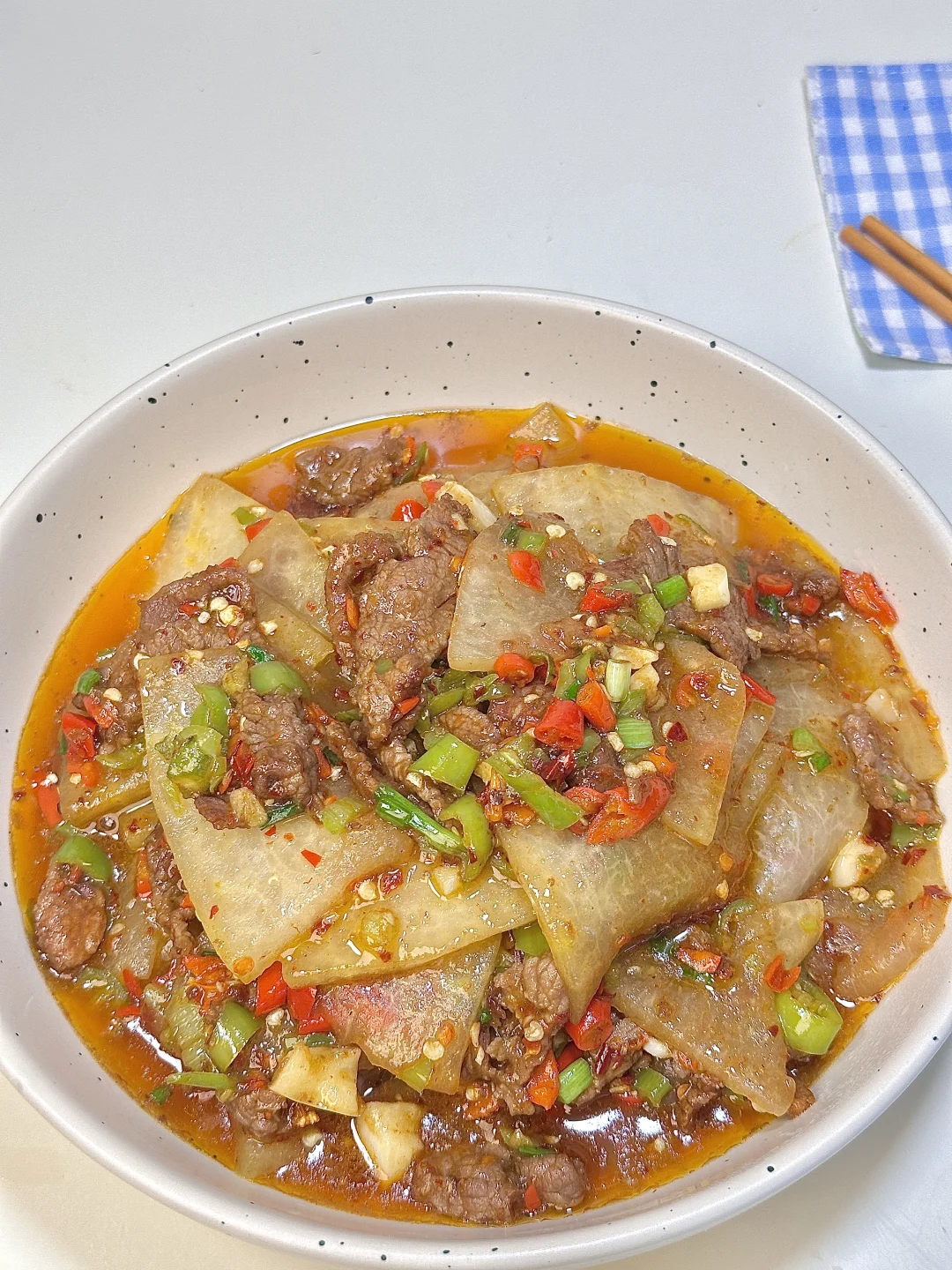 冬瓜炒牛肉 这一口下去绝了！！