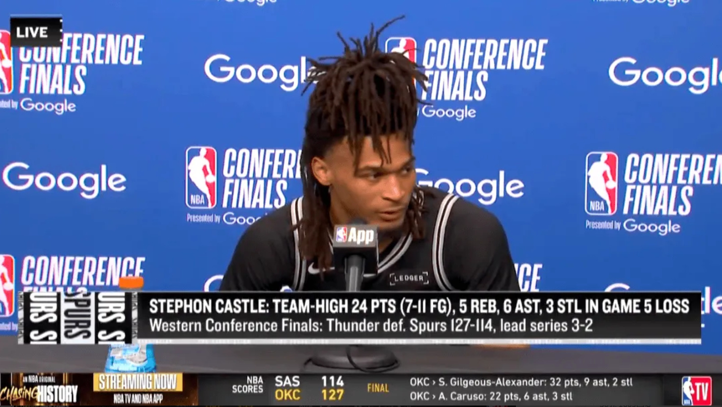 卡斯尔：雷霆十分强硬，我们无法获得同等的身体对抗许可  NBA季后赛...