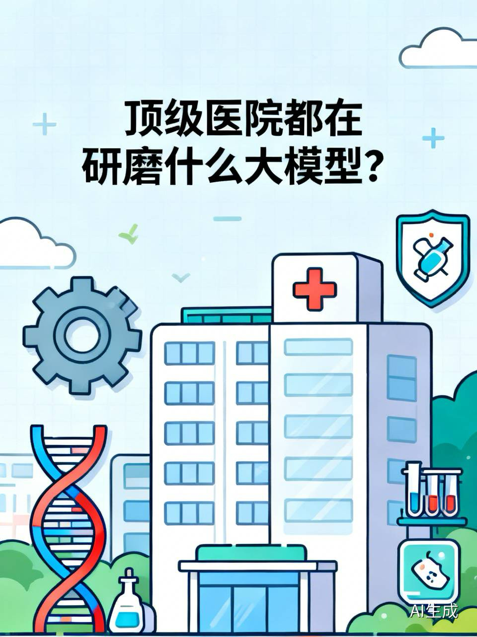顶级医院现在扎堆自研或者深度绑定合作方搞医疗大模型，根本不是做花架子的聊天机器人，全是奔着临床刚需去的。
像迈瑞启元这种背靠设备大厂的垂域模型，已经在浙大一附院、上海仁济这些头部三甲的ICU跑通了，5秒就能给出个体化诊疗建议，1分钟就能写完常规病历，检验大模型在南医大深圳医院辅助审核了近40万份报告