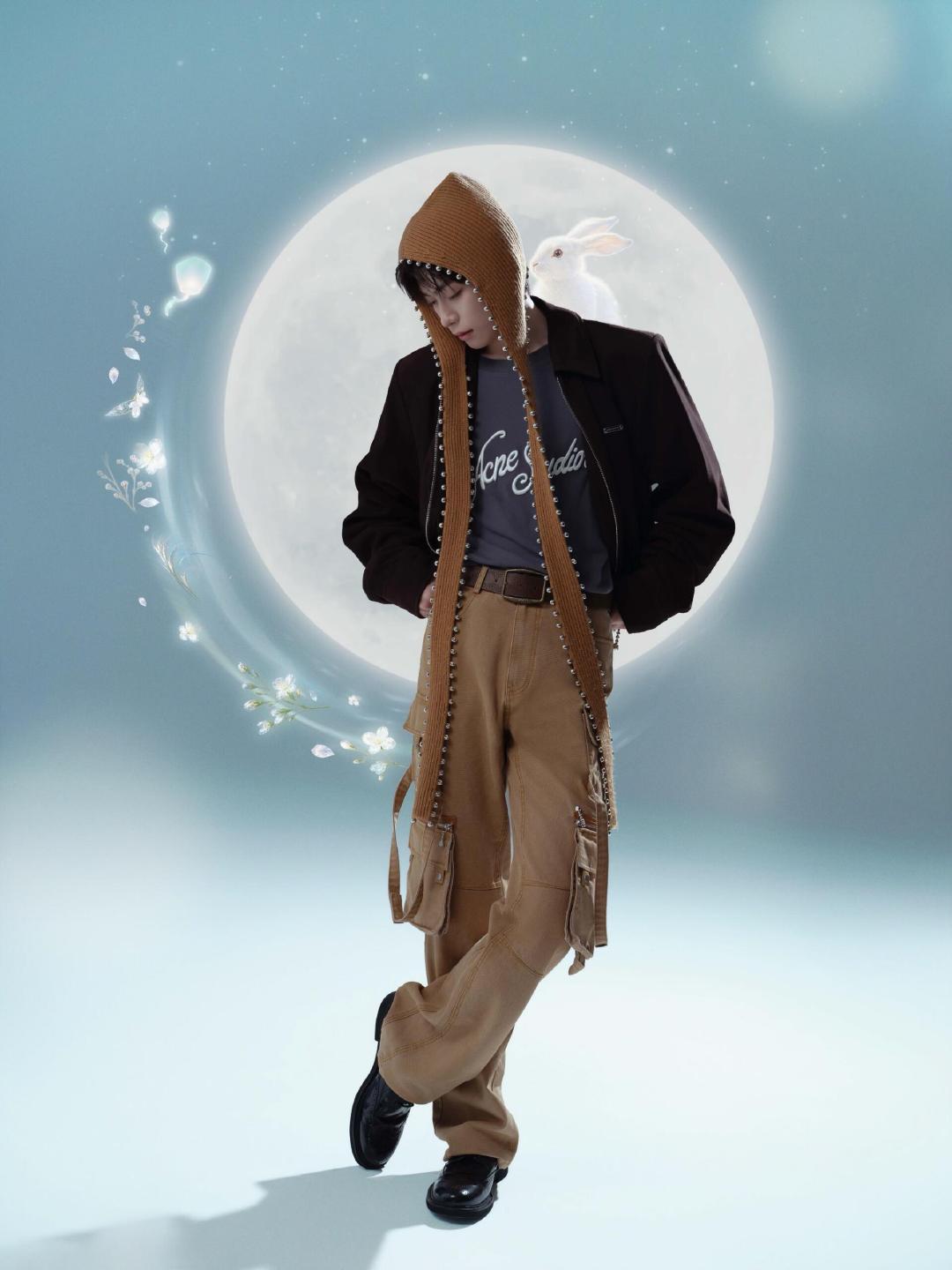 瑞鹤🍠更新 ｜玉兔伴明月，小鱼寄相思🌕 ​