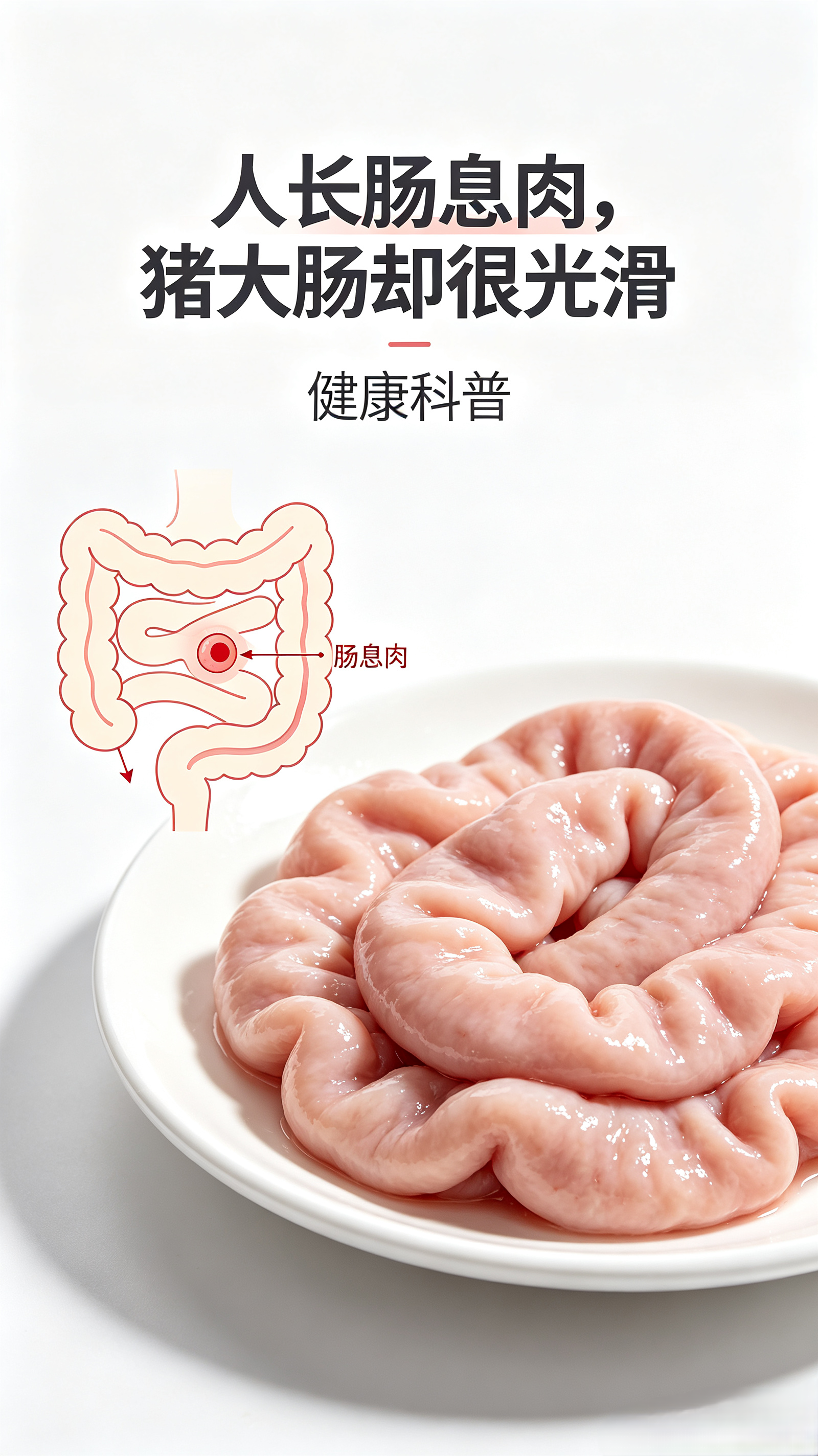 为什么人容易长肠息肉，猪却很少有？
 
不少人体检做肠镜，查出肠息肉，切除息肉现