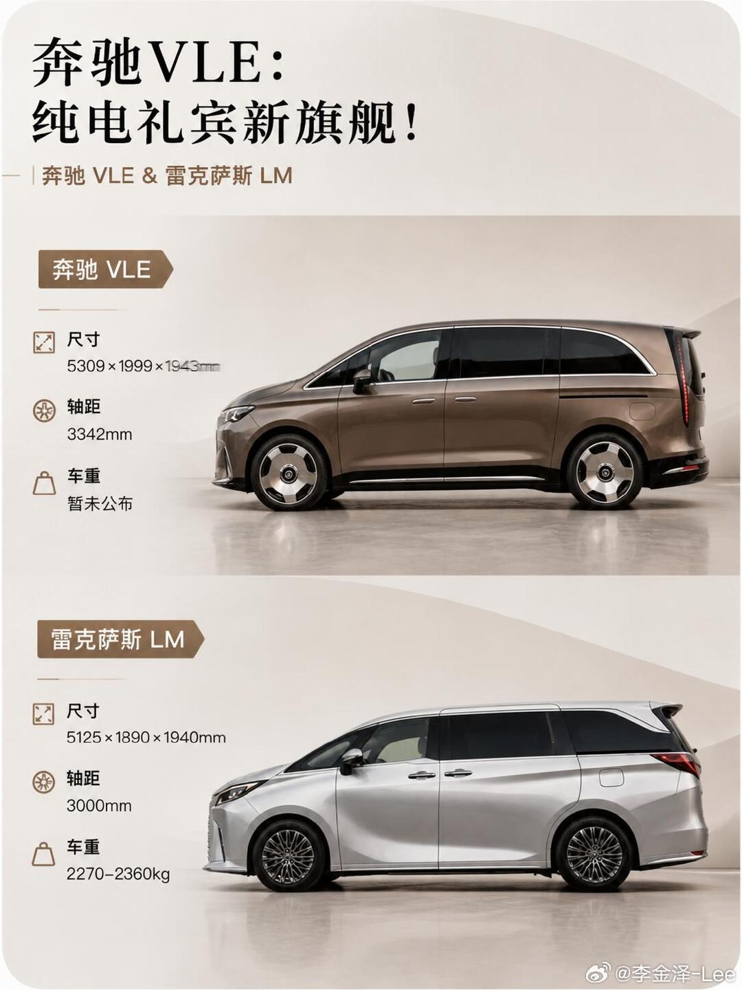 奔驰新纯电MPV来了！能挑战雷克萨斯LM吗？ ​