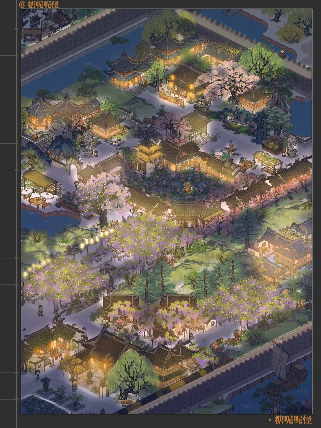 【假如江南百景图有夜景】-浅浅制作一张夜景