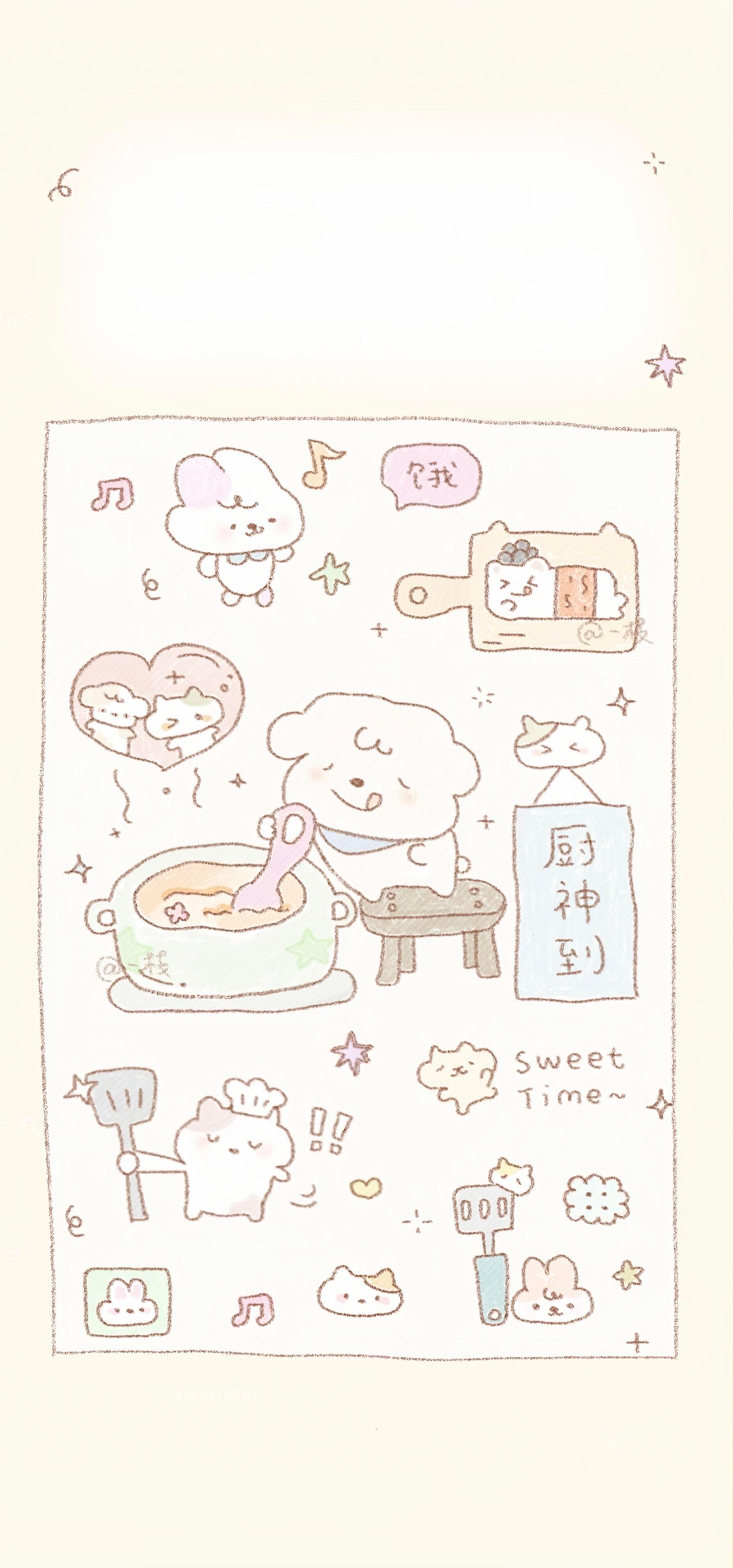 一期可爱低饱和萌萌壁纸/壁纸套图合集🧸 ๑⃙⃘´༥`๑⃙⃘ 💒