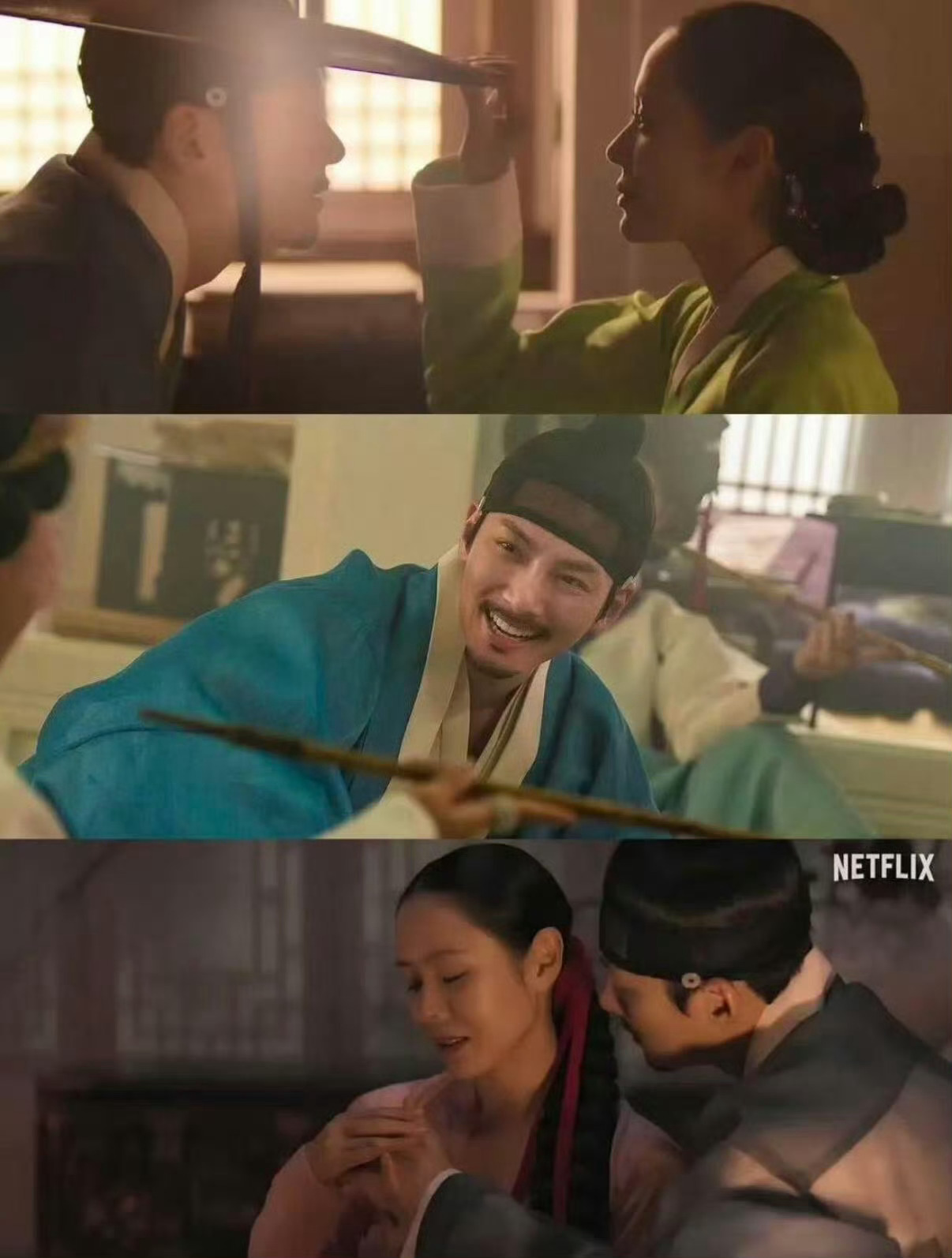 浪子，木头与执念的悲剧

看了几集刚上线的韩《挑情丑闻》，微博上一片尬吹林珍娜。然而她塑造的寡妇，状态特别的“木”和“紧”。
 
看着非常别扭，双眼像得了甲亢一样，透着一股半死不活的僵硬，毫无性张力。完全没有女主孙艺珍展现的舒展大气、风情万种。
 
我从不相信正常人会爱上一块木头，无论男 ​