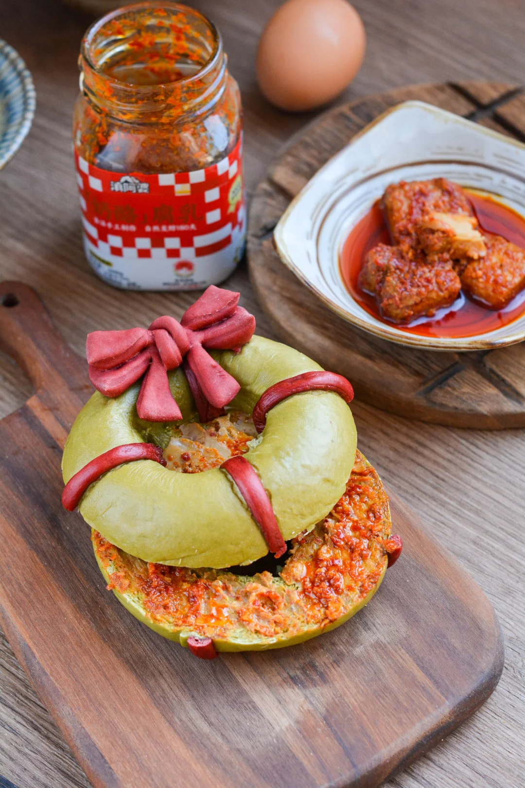 奶酪腐乳绝绝子！贝果瞬间香了亮了