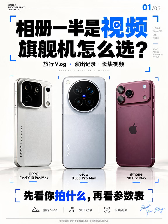 相册一半是视频，旗舰机怎么选？