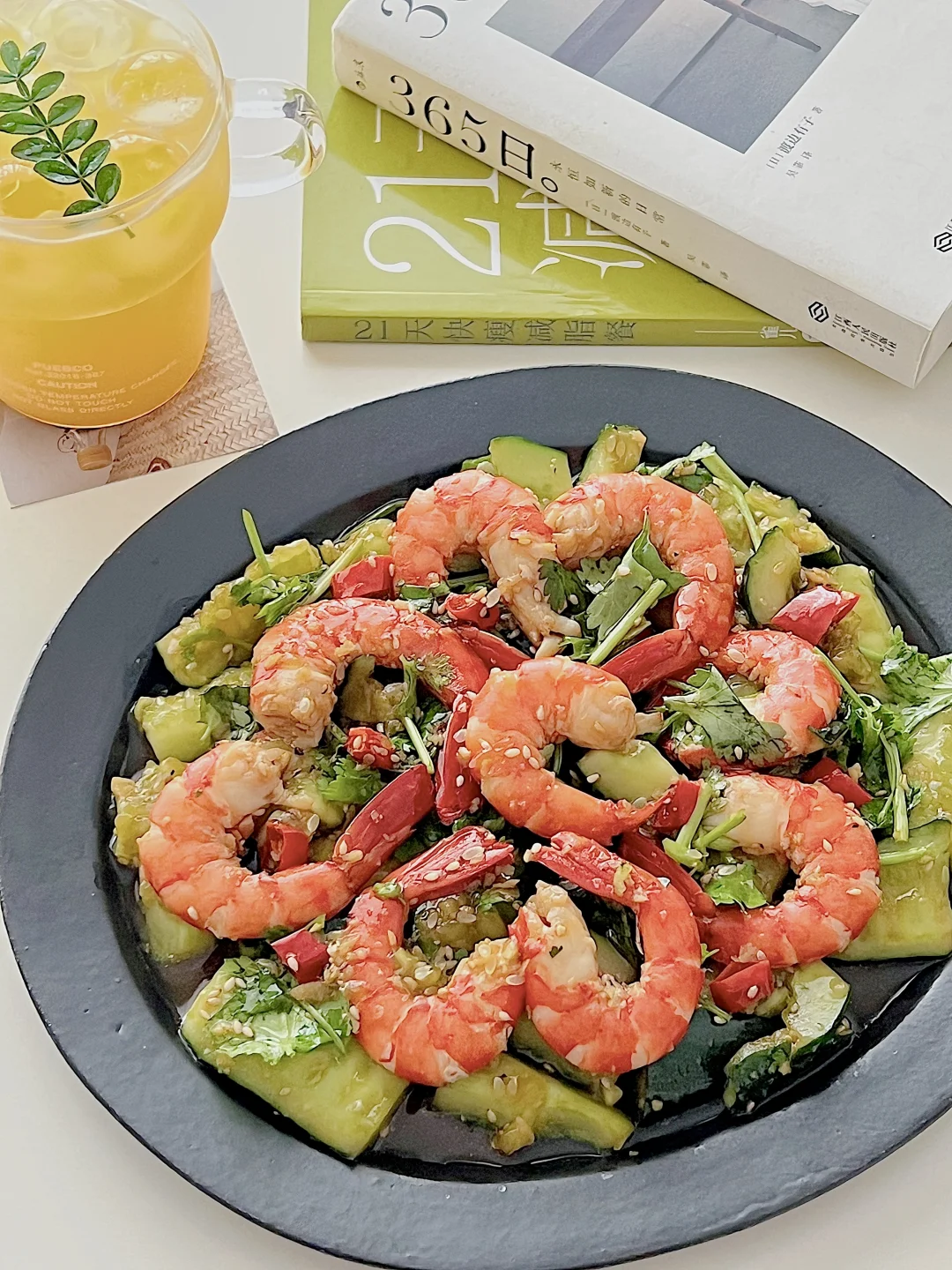 开胃神器我找到了|🦐鲜虾青瓜凉拌🍽️