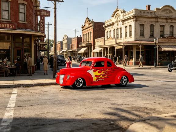1940 Ford Coupe ~ 风火轮