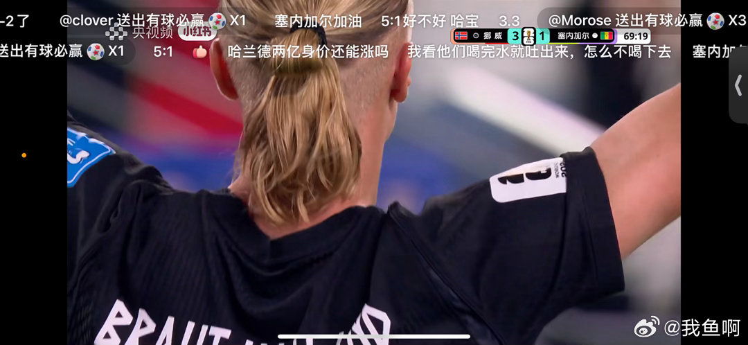 昨天写完金极旺的薛凯琪喜欢北京。  今天早上就狂看极旺的金，哈兰德踢球...
