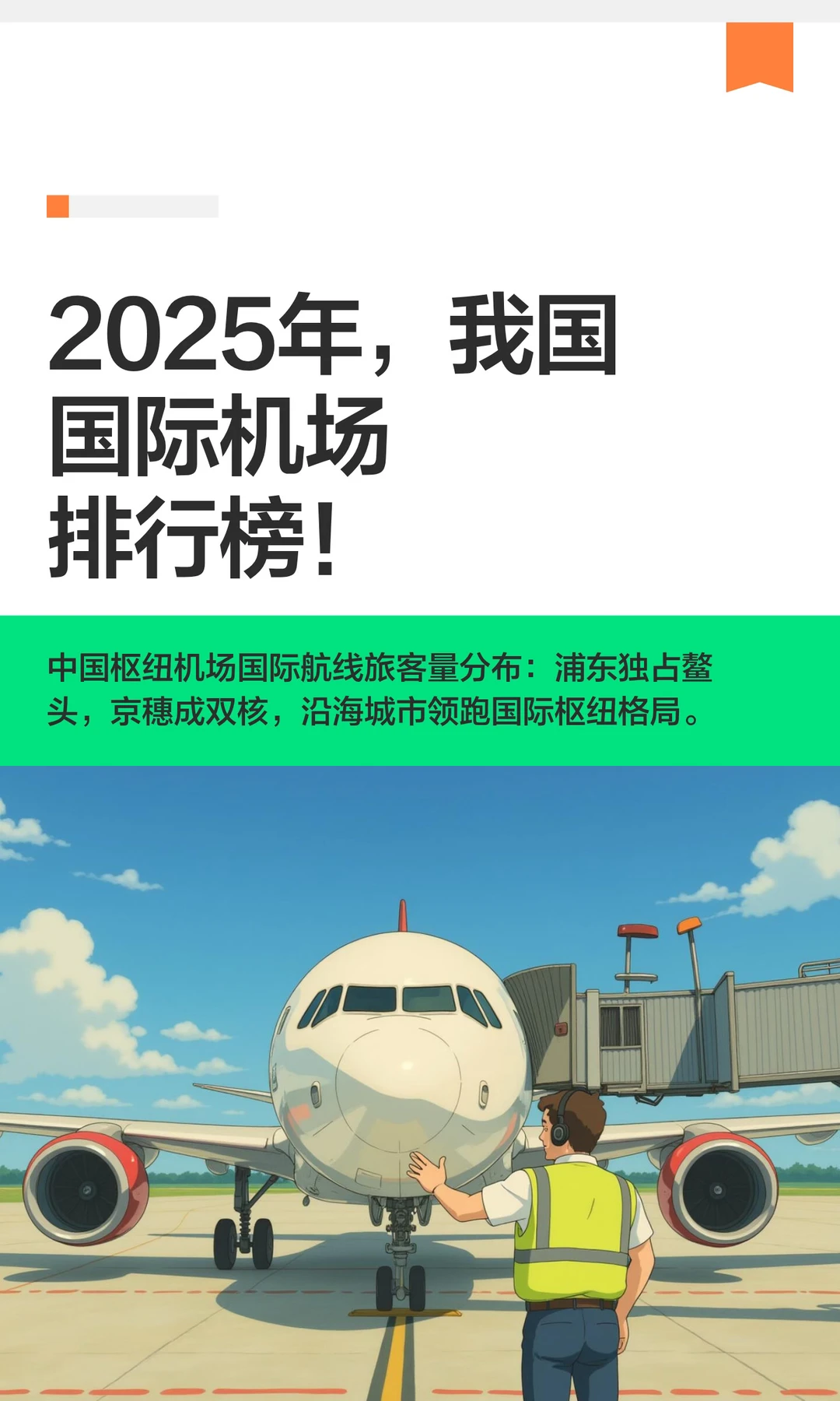 2025年，我国国际机场排行榜！