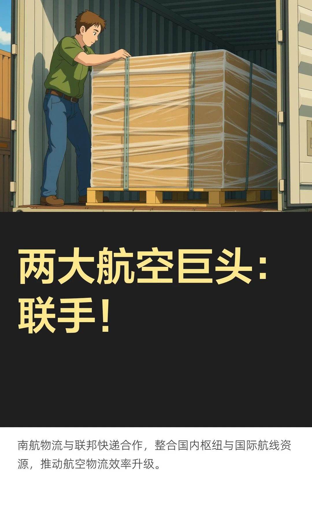 两大航空巨头：联手！