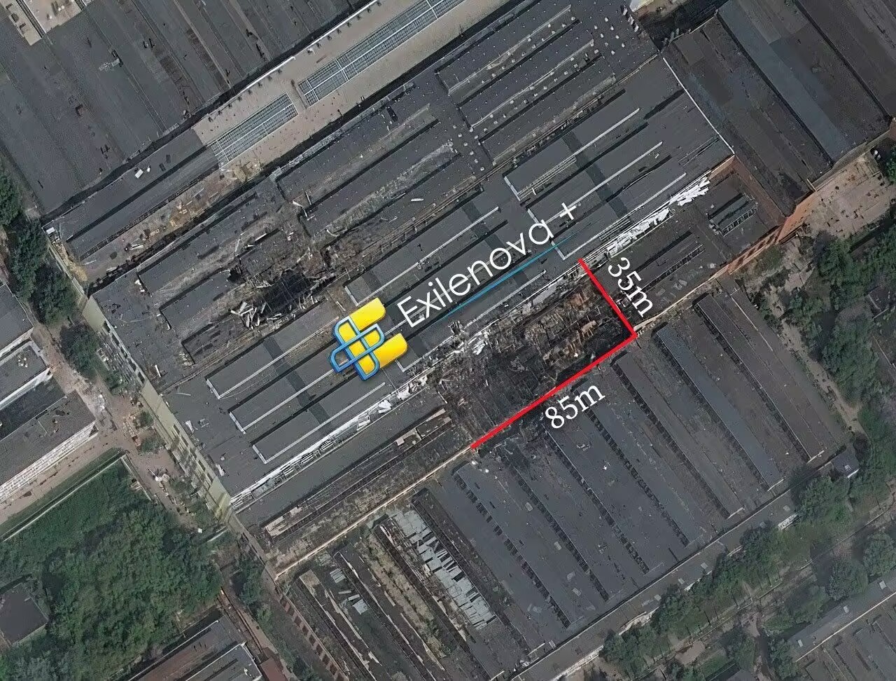 乌克兰总统泽连斯基在“电报”软件上宣布，乌军使用“火烈鸟”巡航导弹击中了距离俄乌边境约900公里、位于萨马拉的火箭工厂。#航天新闻# 

现在卫星图出来了，基本证实。

萨马拉“进步”中心承担“联盟-2.1a”和“联盟-2.1b”的制造。它承担了俄罗斯联邦航天计划相当大的一部分发射任务。“联盟-2.1b ​