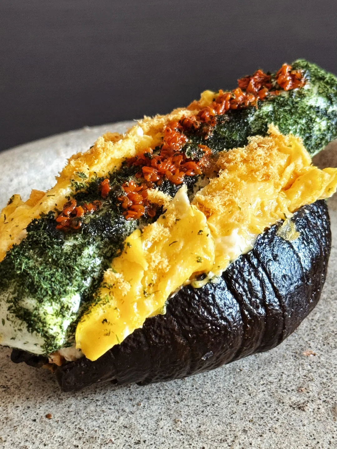 Rustique早餐｜苔条年糕三明治，糯叽叽超好吃