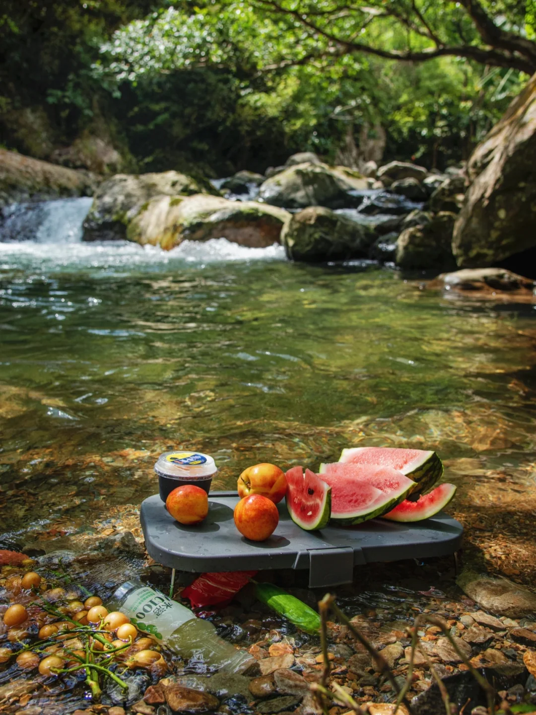 夏日气氛组上线，去溪边玩玩水吧～