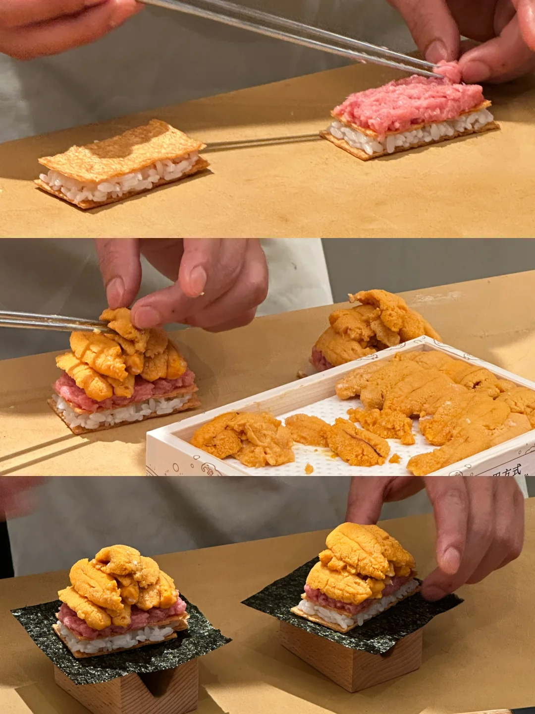 广州新的！！！好权威的海胆千层塔🍣