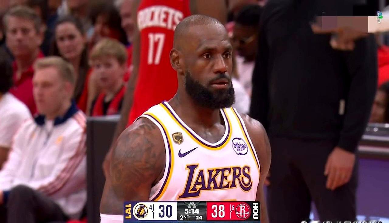 3-1领先就稳了？勒布朗·詹姆斯第一个不答应。    湖人客场输给火箭...