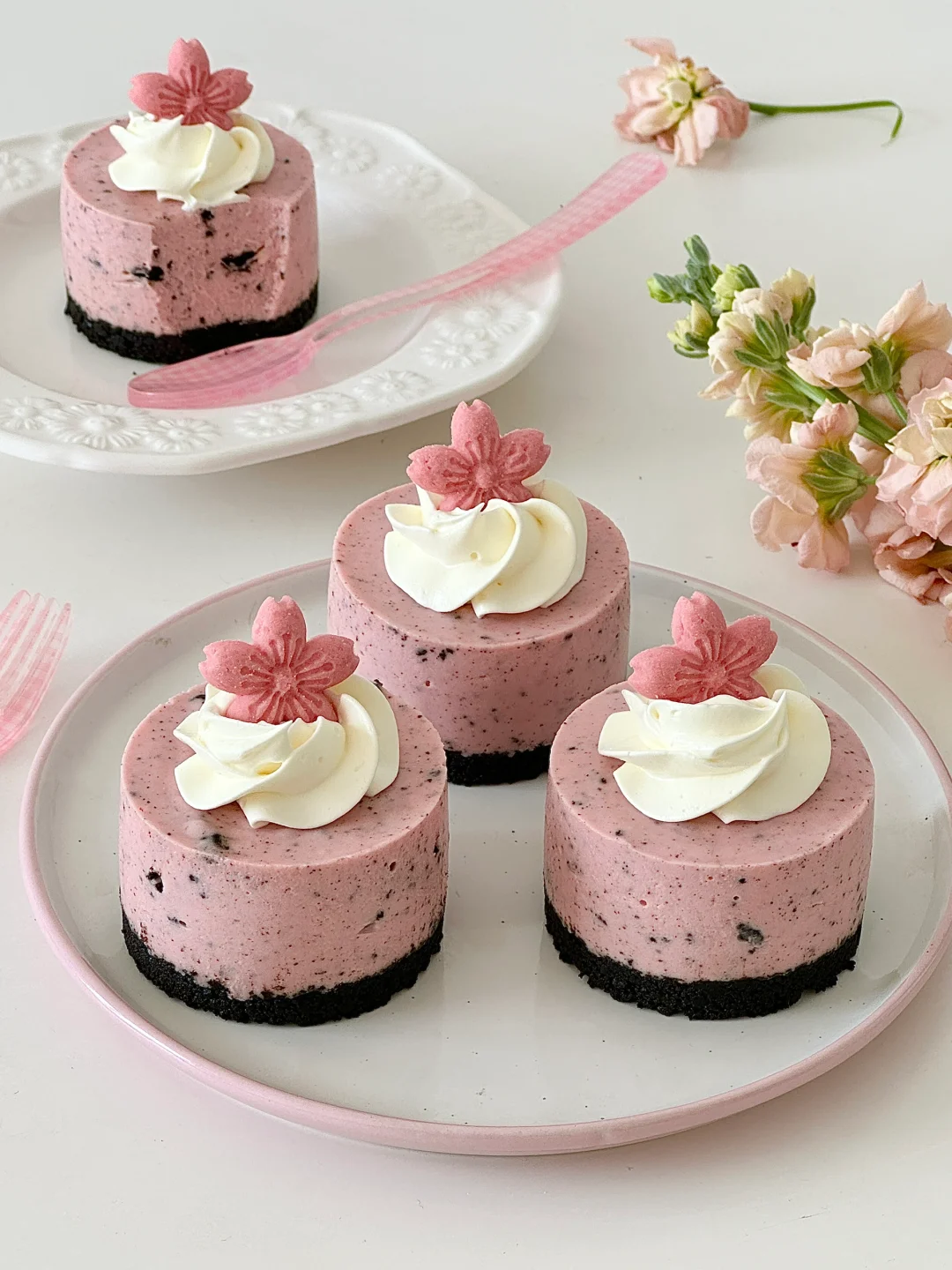 冰激凌🍦口感🍓草莓奥利奥芝士蛋糕