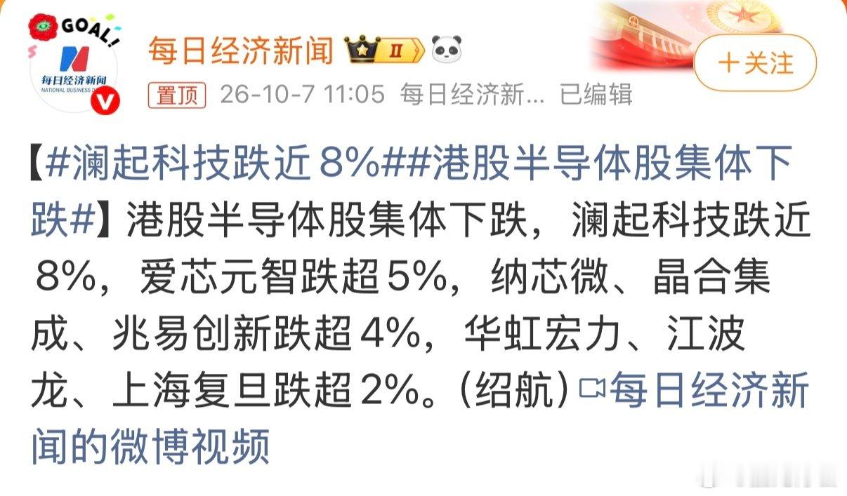 可以的
背着我们涨了2天
眼看明天要开始了
不是背刺是什么！！！
#港股半导体股集体下跌# ​