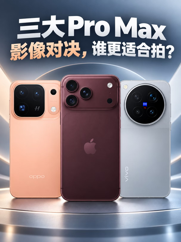 三大Pro Max影像对决，谁更适合拍？📱