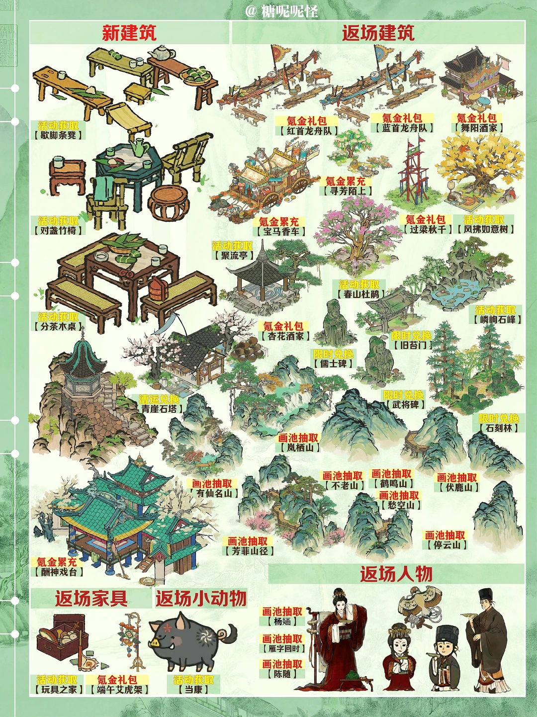 今日起（5月30日）江南百景图活动一览图‼️